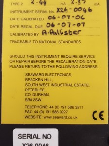 Thumbnail image of Seaward Electronics PAT Series Check Box Testing Lab 