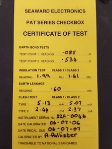 Thumbnail image of Seaward Electronics PAT Series Check Box Testing Lab 