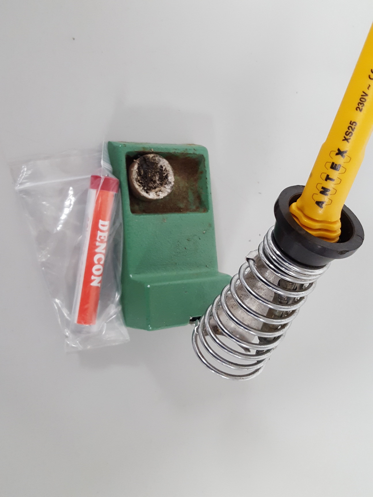 Image of Antex XS25 Soldering Iron With Stand and Solder Stand