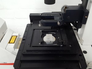 Thumbnail image of Leica DMIRE2 Inverted Confocal Microscope Spares / Repairs Lab HC Plan S 10x