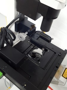 Thumbnail image of Leica DMIRE2 Inverted Confocal Microscope Spares / Repairs Lab HC Plan S 10x