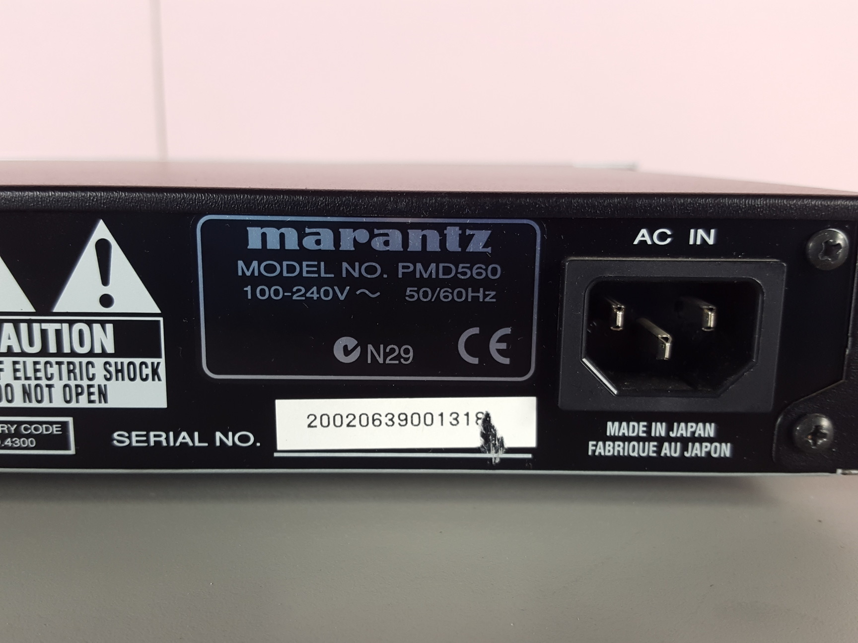 Image of Marantz PMD560 Professional Solid State Recorder 