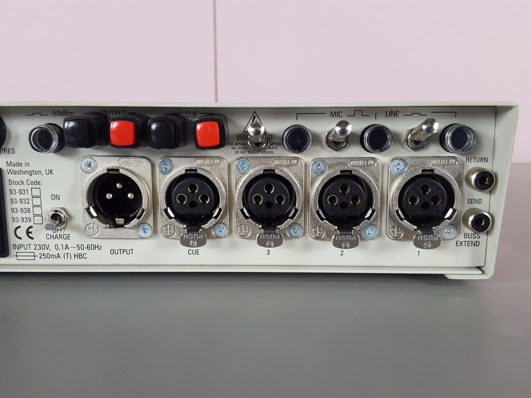 Image of Canford Audio ASC Minx Portable Mixer