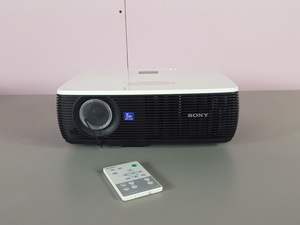 Thumbnail image of Sony VPL-EX4 LCD Projector + Remote & Carry Bag