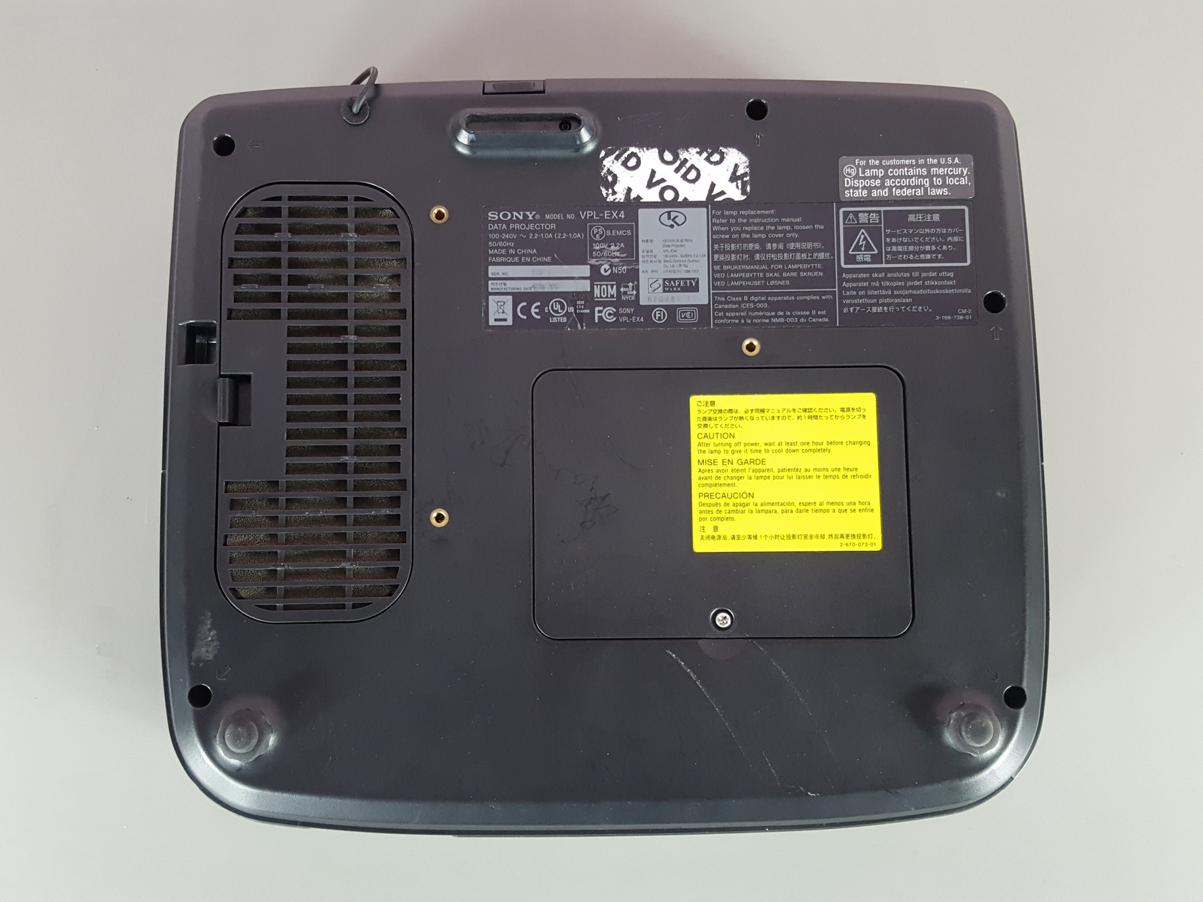 Image of Sony VPL-EX4 LCD Projector + Remote & Carry Bag