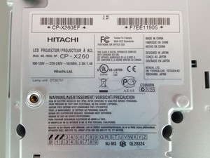 Thumbnail image of Hitachi CP-X260 LCD Projector