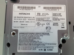 Thumbnail image of Hitachi ED-X8250 TRI-LCD Projector