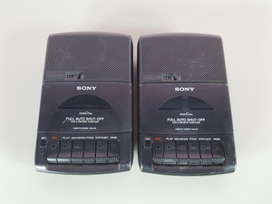 Thumbnail image of 2x Sony TCM-939 Desktop Cassette Voice Recorders Dictaphone 