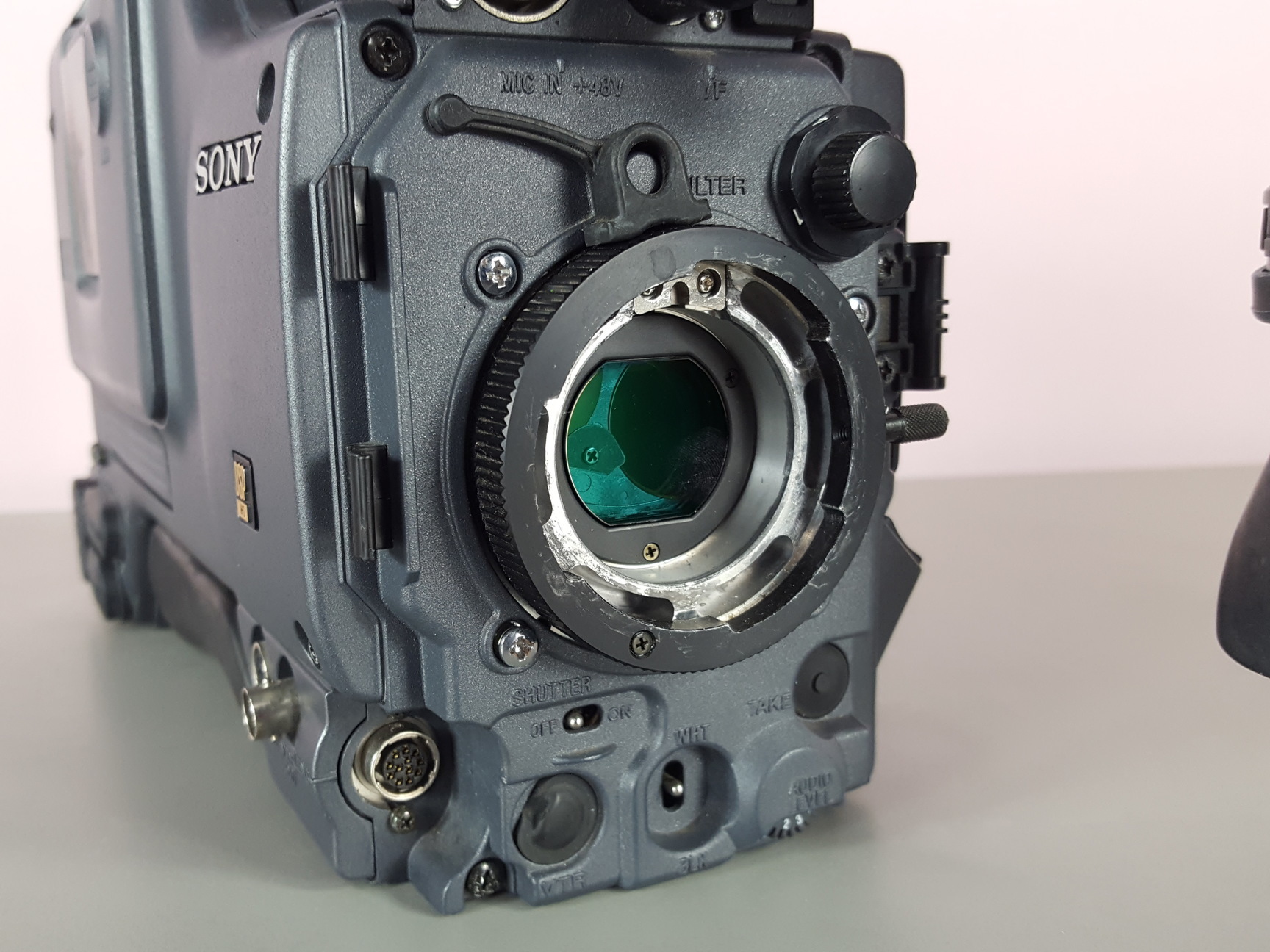 Image of Sony DSP-570WSP Video Camera + DXF-801CE View Finder Photography