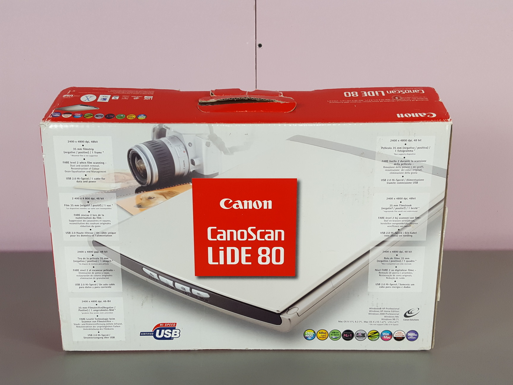 Image of Canon CanoScan LiDE 80 Color Flatbed Scanner