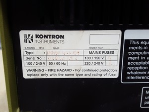 Thumbnail image of Kontron Instruments HPLC 360 Auto Sampler HPLC Pump 422 Diode Array Detector 440