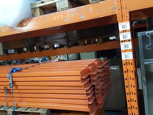 Thumbnail image of 48x Orange Ramada Pallet Racking Beams 2.7m Shelving £9+VAT