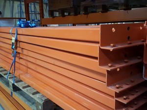 Thumbnail image of 48x Orange Ramada Pallet Racking Beams 2.7m Shelving £9+VAT