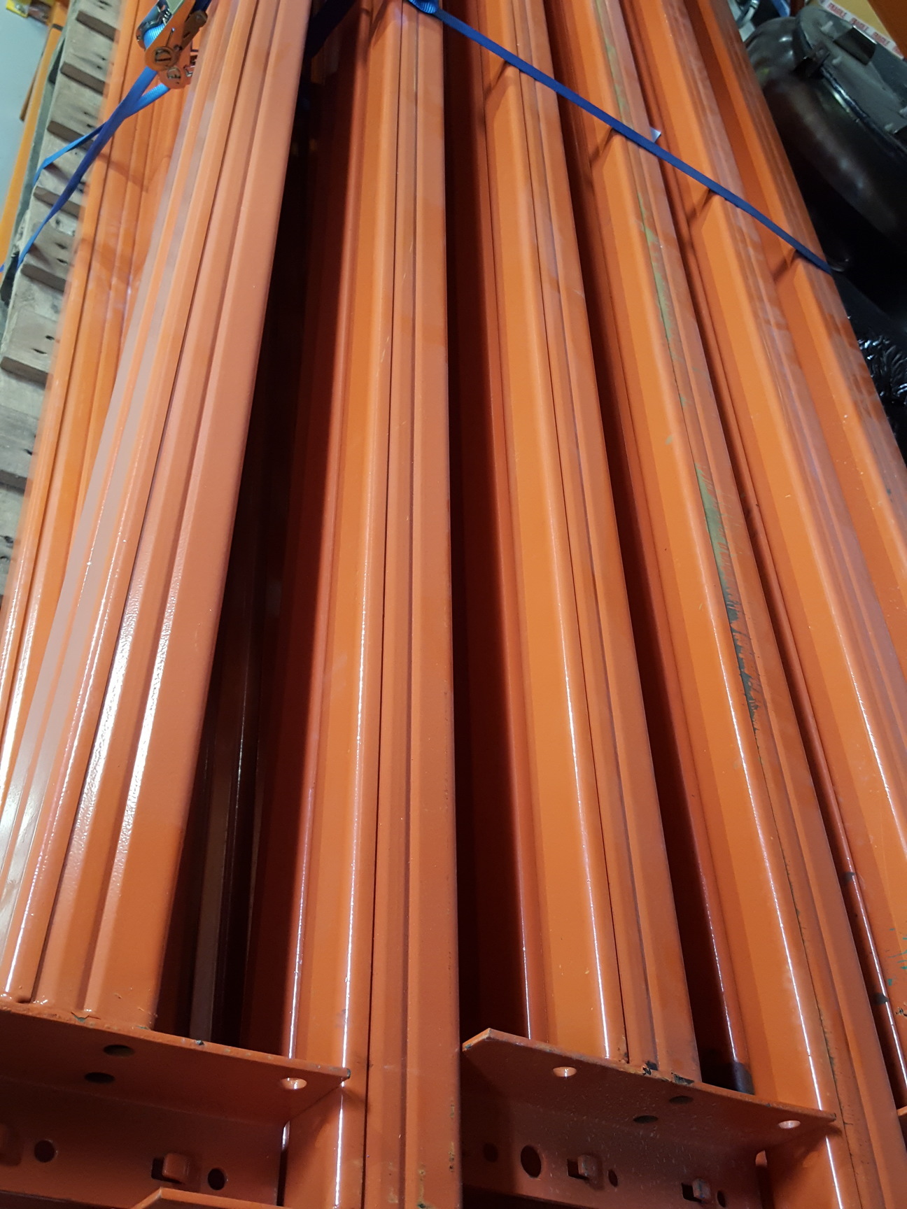 Image of 48x Orange Ramada Pallet Racking Beams 2.7m Shelving £9+VAT