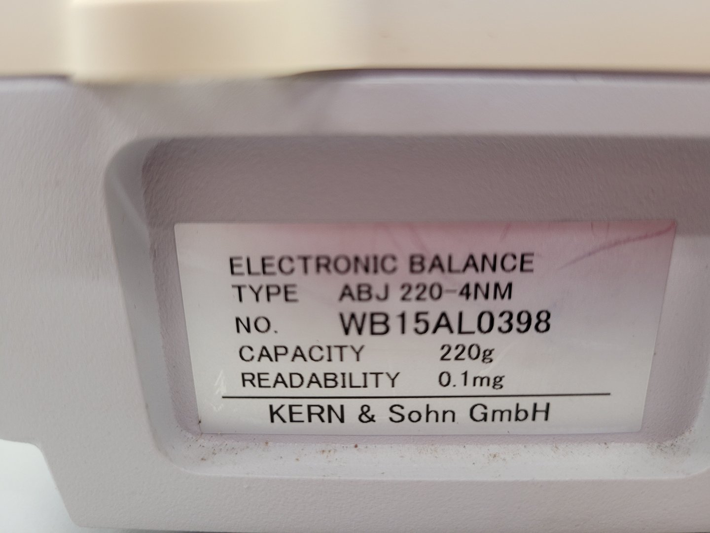 Image of Kern & Sohn ABJ200-4NM Precision Laboratory Balance Lab Weighing Scales