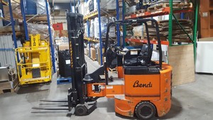 Thumbnail image of Bendi Narrow Aisle Articulated Forklift BE40V47X(55), 2007, 2,500 hours, 4.7m, 