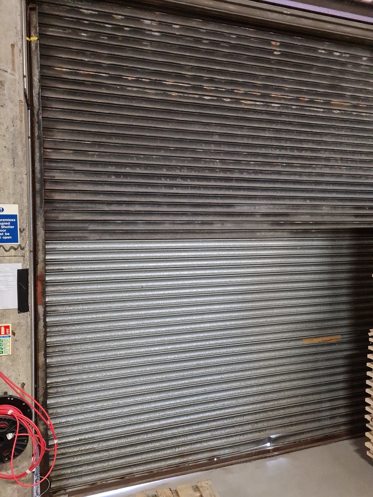 Warehouse Roller Door Commercial 3 6m High 4 1m Wide   ITEM 15237 007 