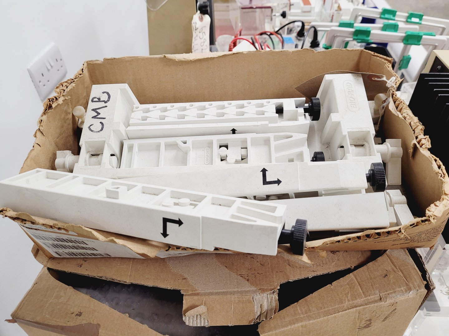 Image of Gel Electrophoresis Job Lot - Tanks, Power Supplies, Accessories Lab