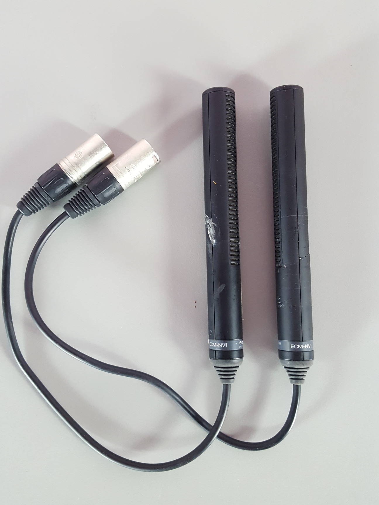 Image of Pair of Sony ECM-NV1 Directional External Microphones - Spares / Repairs
