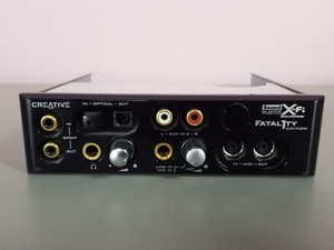 Thumbnail image of Creative Sound Blaster SB0250 Fatal1ty Hub Controller With SB0460 Sound Card