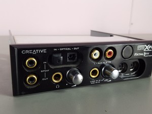 Thumbnail image of Creative Sound Blaster SB0250 Fatal1ty Hub Controller With SB0460 Sound Card