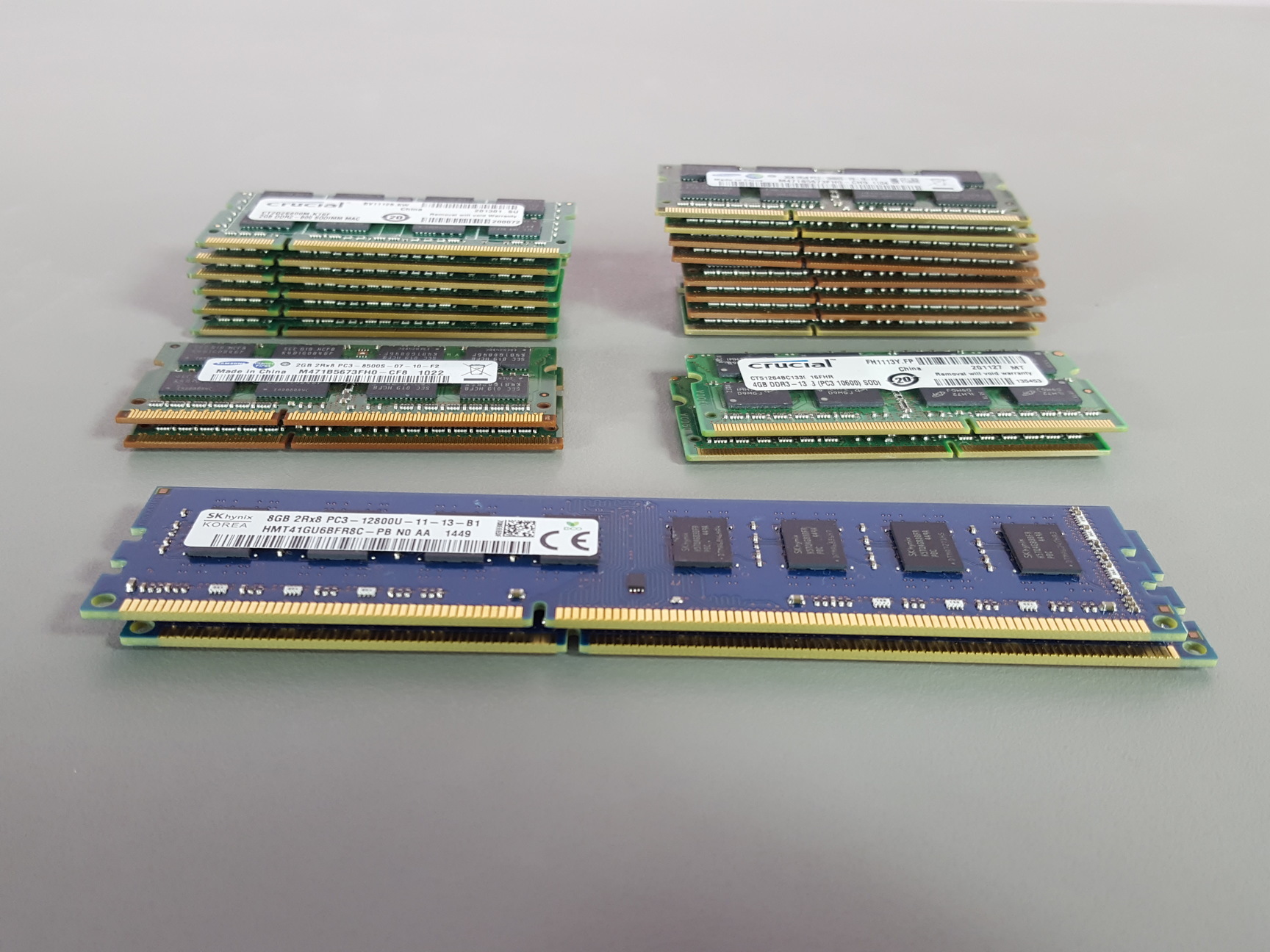 20x Various Type Memory RAM Cards Computer Parts & Accessories