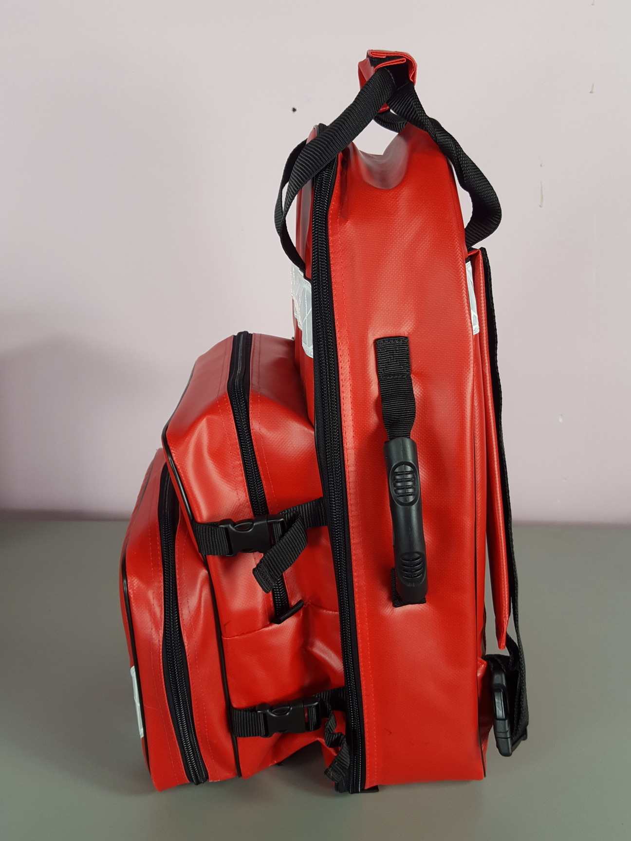 Image of Frontline Shoulder Medic Bag (Red) Resus Bag Emergency Responder