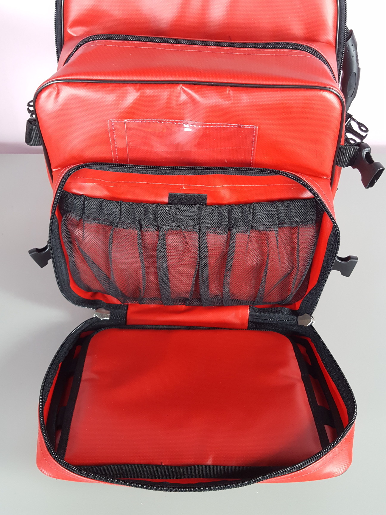 Image of Frontline Shoulder Medic Bag (Red) Resus Bag Emergency Responder