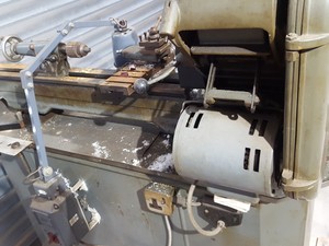 Thumbnail image of Myford Super 7B Long Bed High Speed Lathe 1972 Hardened Bed