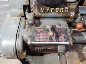 Thumbnail image of Myford Super 7B Long Bed High Speed Lathe 1972 Hardened Bed