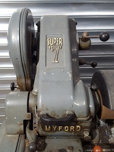 Thumbnail image of Myford Super 7B Long Bed High Speed Lathe 1972 Hardened Bed