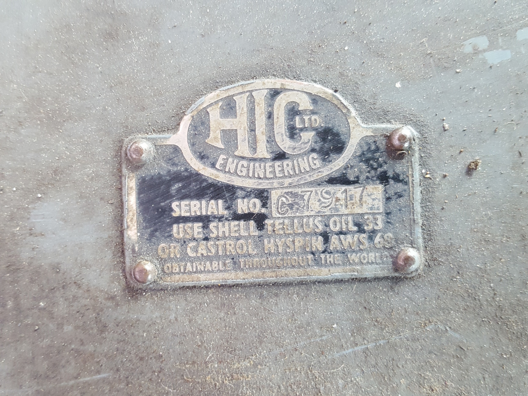 Image of HIC LTD Hydraulic Pump / Power Unit for Lathe Profiling Attachment VMF534TF