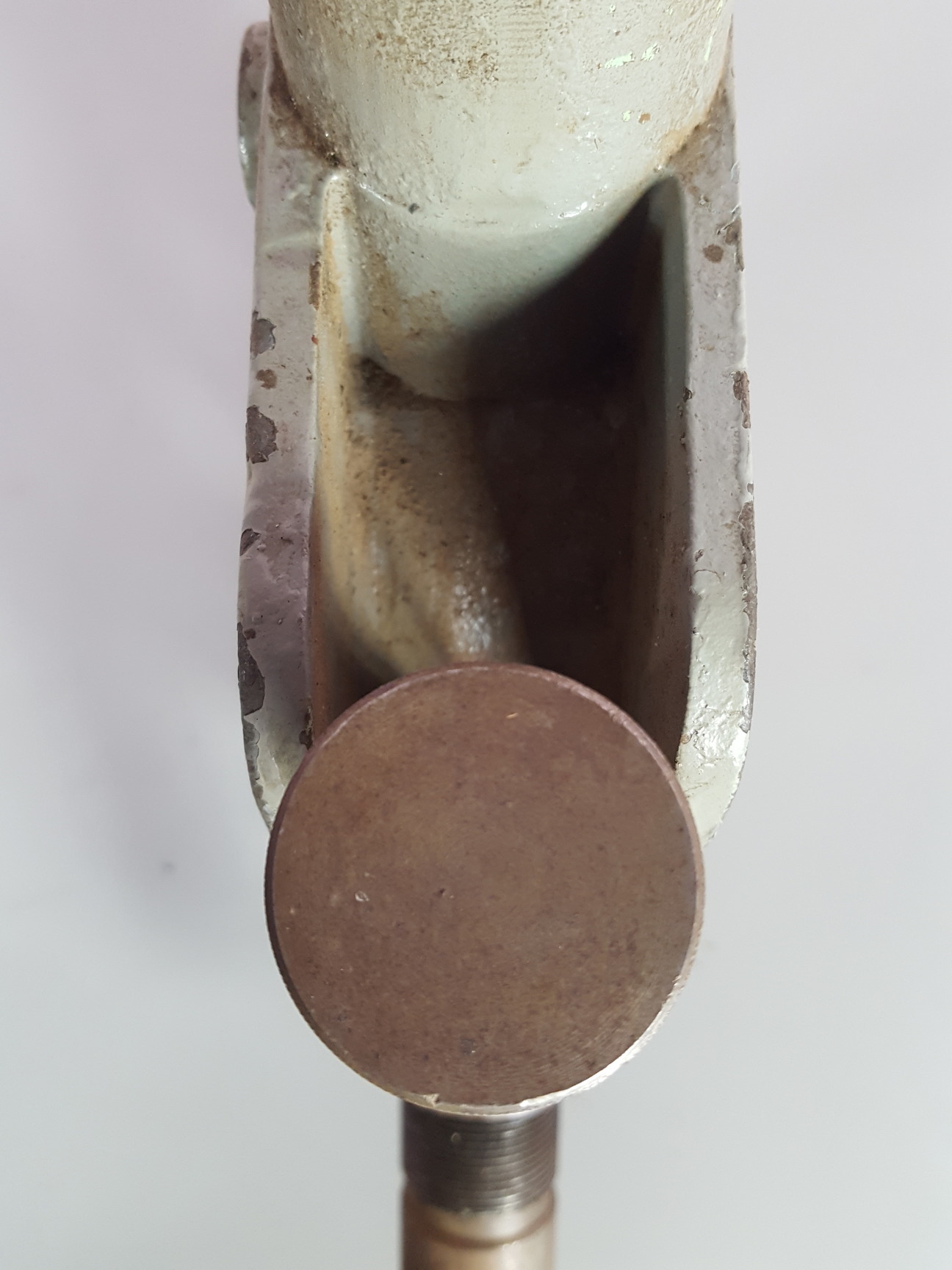 Image of Vintage Fixed Steady Lathe Clamp 6" Toolholder 