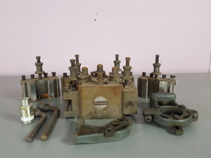 Thumbnail image of Assorted Lathe Parts Dickson Clamps / Vice Toolholder Clamp Pad Toolpost Set