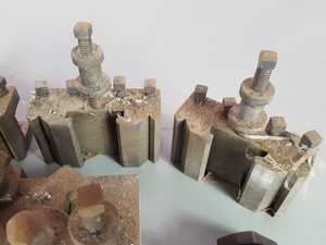 Thumbnail image of Assorted Lathe Parts Dickson Clamps / Vice Toolholder Clamp Pad Toolpost Set