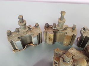 Thumbnail image of Assorted Lathe Parts Dickson Clamps / Vice Toolholder Clamp Pad Toolpost Set