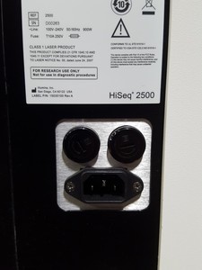 Thumbnail image of Illumina HiSeq 2500 DNA Sequencing System 2013 Lab + Control Software