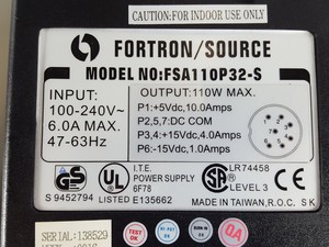Thumbnail image of Genepix 4000B Microarray Scanner PWR-4 Power Supply FSA110P32-S Lab