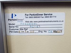 Thumbnail image of Perkin Elmer Piezorray Flexible Non-contact Microarraying System Lab + Software,