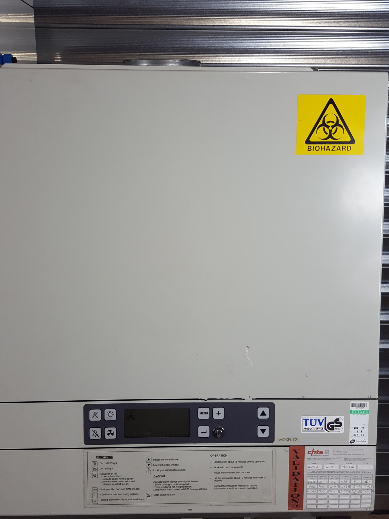 Image of Holten LaminAir S-2000 1.2 Class II Flow Cabinet Lab Spares/Repairs