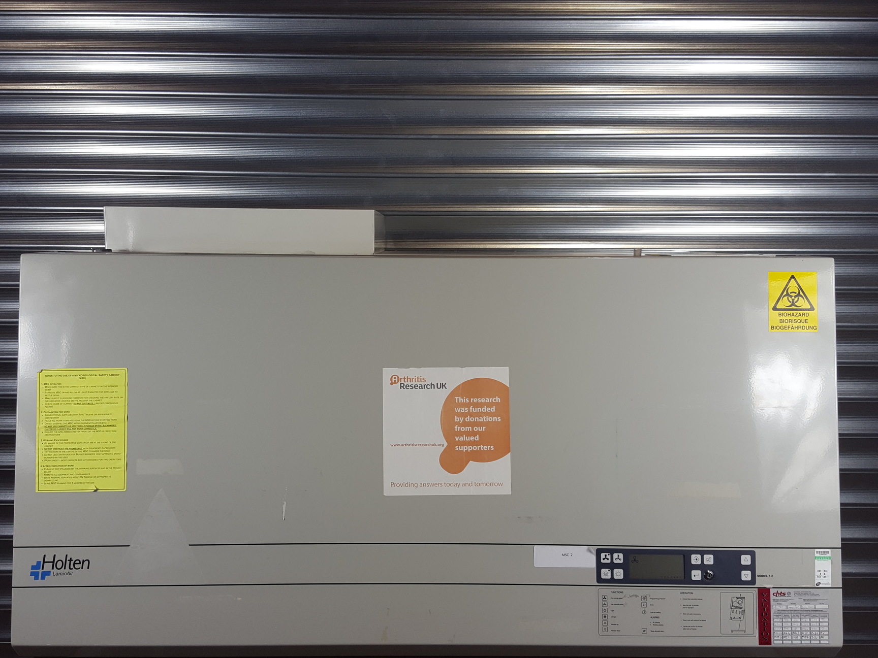 Image of Holten LaminAir S2010 1.2 Microbiological Safety Cabinet - Spares / Repairs