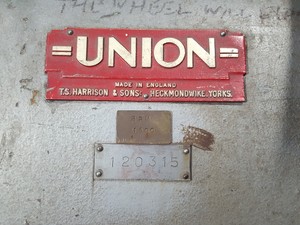 Thumbnail image of Union 1800rpm Twin Pedestal Industrial Grinder List No. SX440 3 Phase