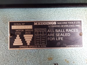 Thumbnail image of Meddings DTF Pillar Drill 17604-M4-MK3 Engineering Workshop Bench Drill