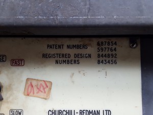 Thumbnail image of Churchill-Redman Churchill Cub Metalworking Lathe Model 58 6" Centre