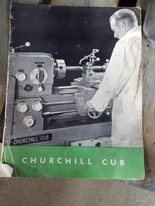 Thumbnail image of Churchill-Redman Churchill Cub Metalworking Lathe Model 58 6" Centre