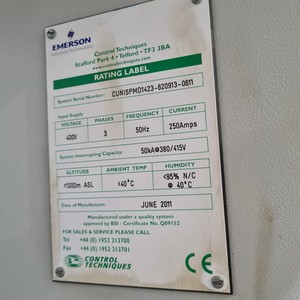 Thumbnail image of Emerson Industrial Programmable Automation 50kW Wind Turbine Drive Train 400V 