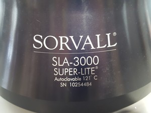 Thumbnail image of Sorvall SLA-3000 Super Lite Fixed Angle Centrifuge Rotor 6 x 500mL 12,000rpm Lab