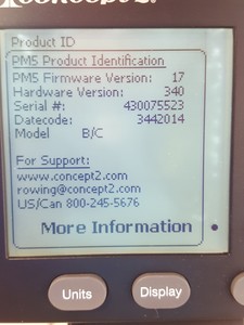 Thumbnail image of Concept II Model C Indoor Rower Commercial Rowing Machine + PM5 Controller