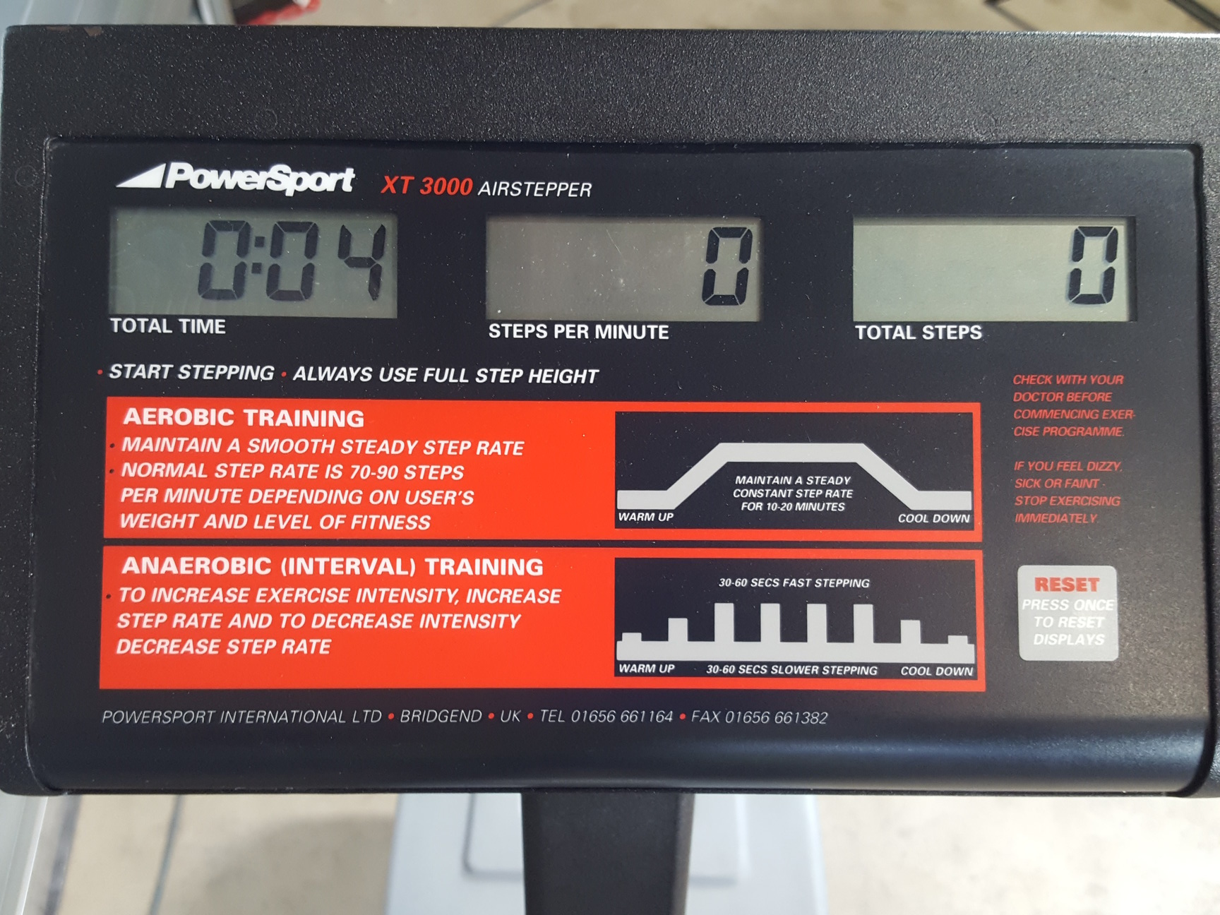 Image of PowerSport XT3000 Air Stepper Exercise Machine Commercial Gym