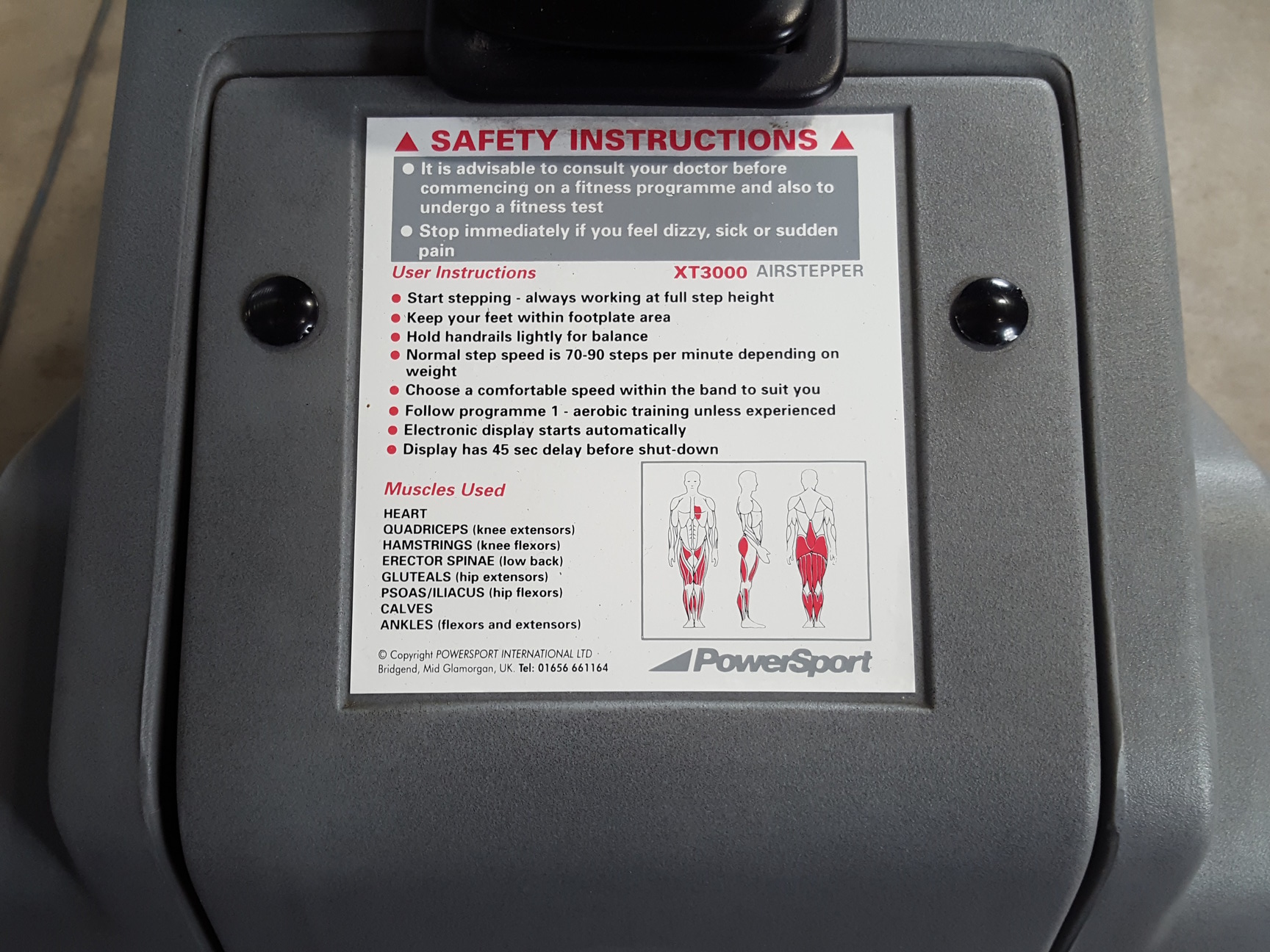 Image of PowerSport XT3000 Air Stepper Exercise Machine Commercial Gym